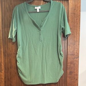 Maternity Green Women's Top